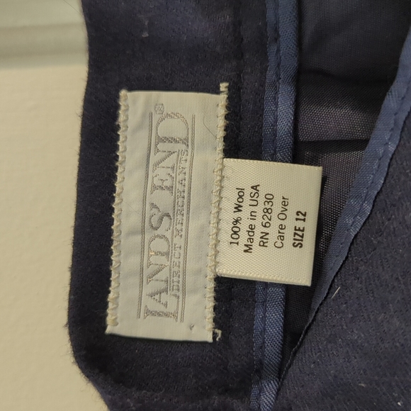 Vintage Land's End Wool Pencil Skirt - Picture 4 of 4